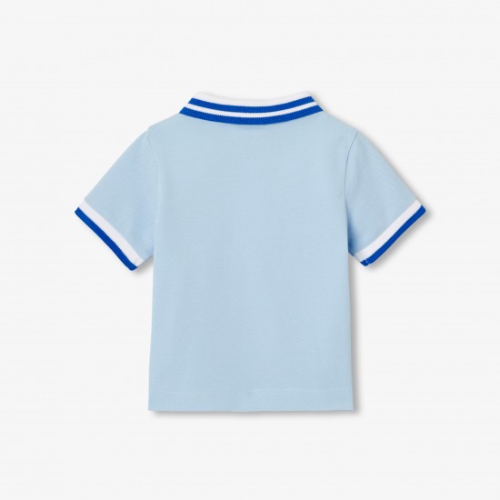 Baby boy short-sleeved polo shirt