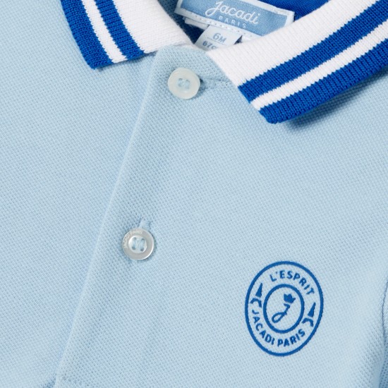 Baby boy short-sleeved polo shirt