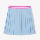 Girls' piqué knit pleated skirt