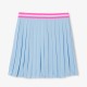Girls' piqué knit pleated skirt