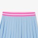Girls' piqué knit pleated skirt