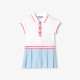 Baby girl polo dress in cotton piqué