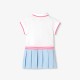 Baby girl polo dress in cotton piqué