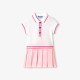 Baby girl polo dress in cotton piqué