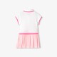 Baby girl polo dress in cotton piqué