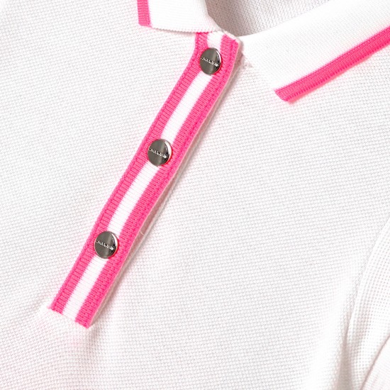 Baby girl polo dress in cotton piqué