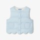 Baby girl sleeveless padded jacket