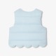 Baby girl sleeveless padded jacket