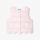 Baby girl sleeveless padded jacket