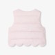 Baby girl sleeveless padded jacket