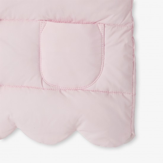 Baby girl sleeveless padded jacket