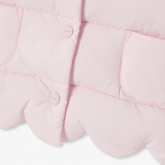 Baby girl sleeveless padded jacket