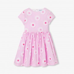 Girls' poplin dress