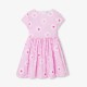 Girls' poplin dress