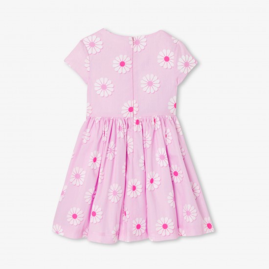 Girls' poplin dress
