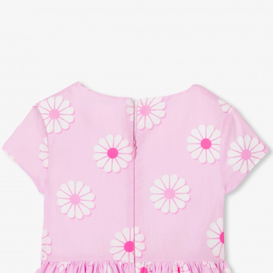 Girls' poplin dress