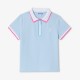 Girls' short-sleeved polo shirt