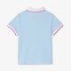 Girls' short-sleeved polo shirt