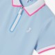 Girls' short-sleeved polo shirt