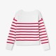 Girls' jersey knit sailor sweater