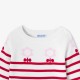 Girls' jersey knit sailor sweater