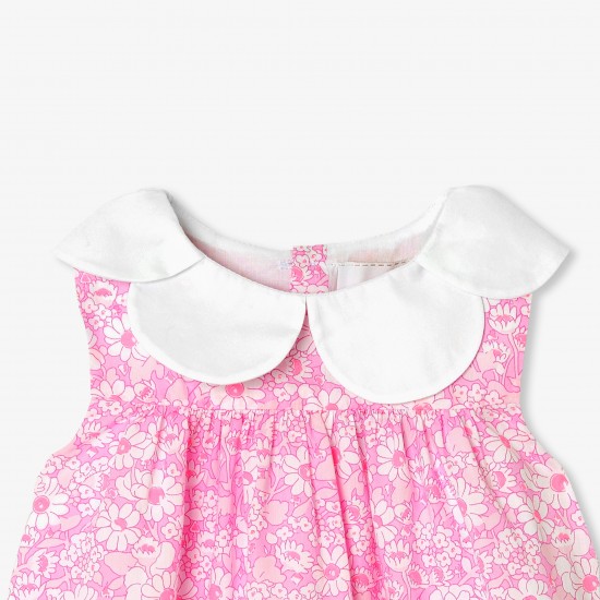 Baby girl Liberty fabric ceremony dress