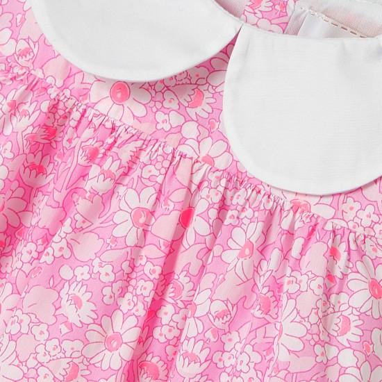 Baby girl Liberty fabric ceremony dress