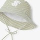 Baby sun hat with thin stripes
