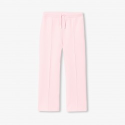 Girls' piqué knit jogging pants