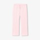 Girls' piqué knit jogging pants