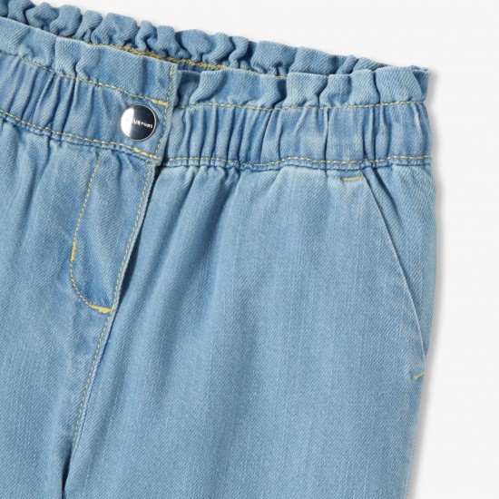 Baby girl chambray trousers