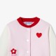 Baby girl varsity-style cardigan