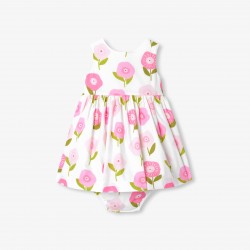 Baby girl sleeveless cotton dress
