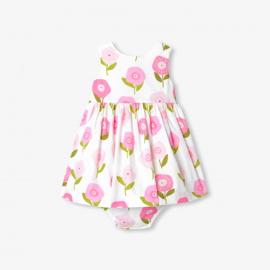 Baby girl sleeveless cotton dress