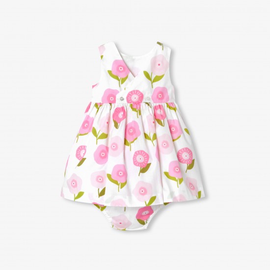 Baby girl sleeveless cotton dress