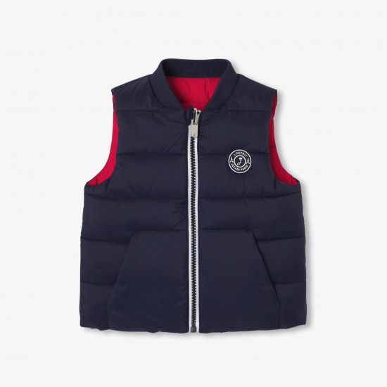 Baby boy reversible sleeveless  jacket