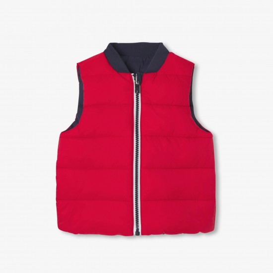 Baby boy reversible sleeveless  jacket