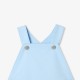 Baby boy short dungarees in twill