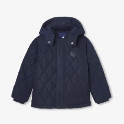 Boy quilted mid-season coat