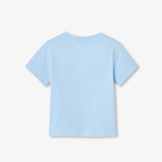 Baby boy short-sleeved cotton T-shirt