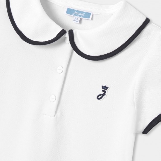 Girl short-sleeved polo shirt