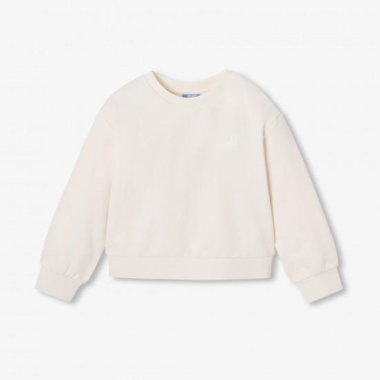 Girls' fleece sweatshirt