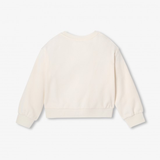 Girls' fleece sweatshirt