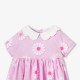 Baby girl cotton dress with floral pattern