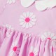 Baby girl cotton dress with floral pattern