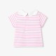 Baby girl cotton sailor top