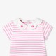 Baby girl cotton sailor top