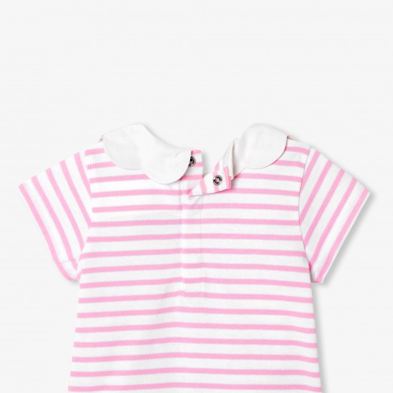 Baby girl cotton sailor top