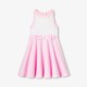 Children's formal dress for girls in honeycomb cotton