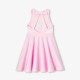 Children's formal dress for girls in honeycomb cotton